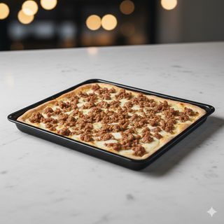 Salsiccia e mozzarella in teglia