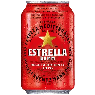 Estrella Damm Cerveza Lata 33cl
