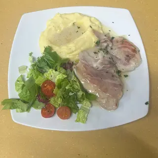 Saltimbocca alla Romana con patate al forno