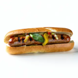 Bocadillo  Frankfurt Con Pan De Viena