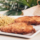 Escalope De Pollo Con Guarnición