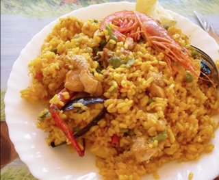Paella de pescado