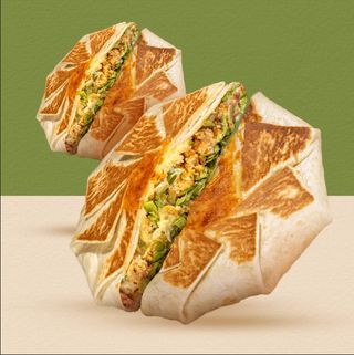 Curry Vegetarian Wrap-Spicy