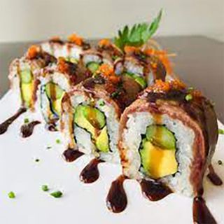 A40.Solomillo Flambeado Crispy Roll (8 Pzs.)