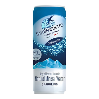 Acqua frizzante in lattina 33 cl