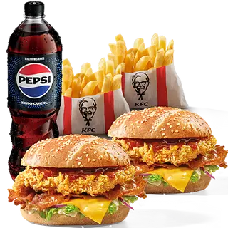 2x Grander + 2 x Frytki + Butelka Pepsi 0,85l