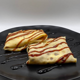 Crepes with ham and cheese