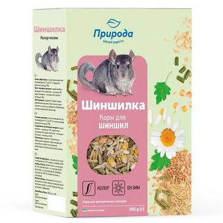 Корм Природа Шиншилка+Ензим 500г арт.PR241077