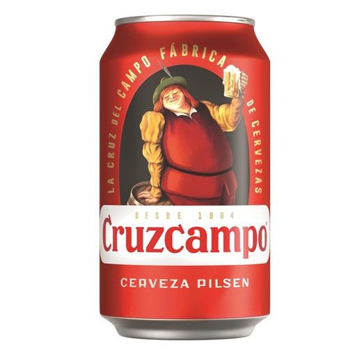Lata Cerveza Cruz Campo