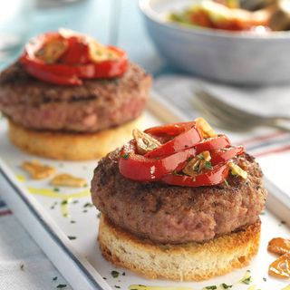 Hamburguesa manchega tosca