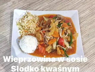 Wieprzowina w sosie słodko-kwaśnym﻿ 450g