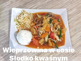 Wieprzowina w sosie słodko-kwaśnym﻿ 450g