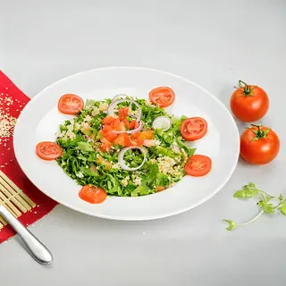 Tabbouleh cu quinoa, raw, fără gluten