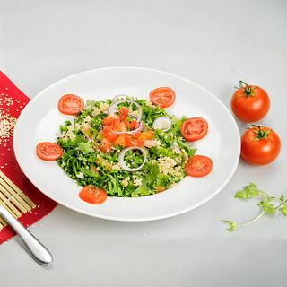 Tabbouleh cu quinoa, raw, fără gluten