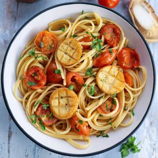 Seafood Vegetable Spaghetti