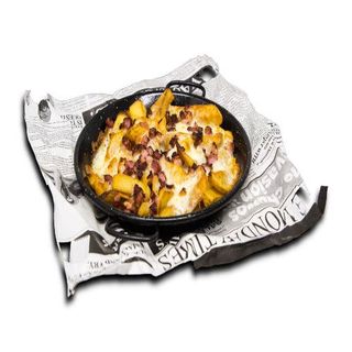 Patatas fritas gratinadas