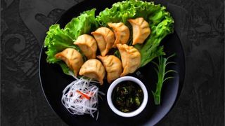 Жареные пельмени гедза