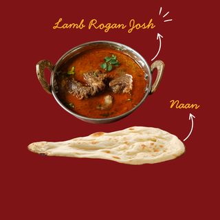 Lamb Rogan Josh & Butter Naan