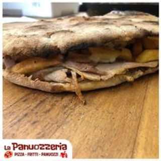 Panuozzo con mortadella e pistacchio