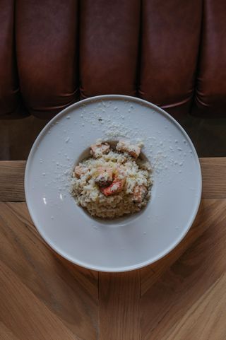 Risotto sa gamborima i lososom