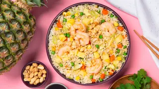 29.Arroz Frito Con Piña Y Gambas