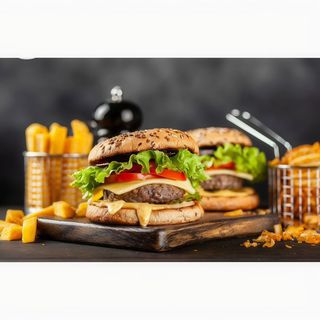 Hamburguesa Normal Frita