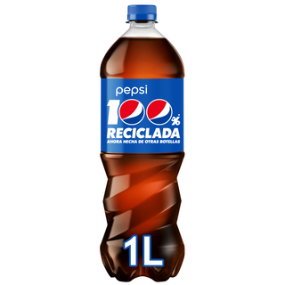 Pepsi Regular Refresco de Cola Botella 1 Litro