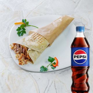 Rollo kebab+ Pepsi 0,5 l