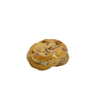 Cookie with Ruby chocolate and macadamia nuts