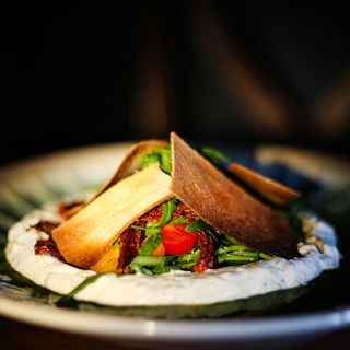 ნადუღის კრემის სალათი/nadugi cream salad with Dried tomatoes