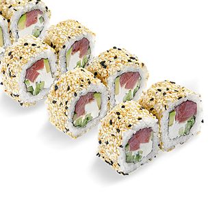 Шалена Філадельфія в кунжуті з тунцем