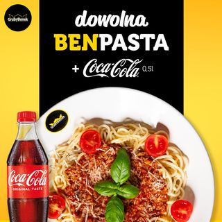Dowolna BenPasta + Coca-Cola 0,5l
