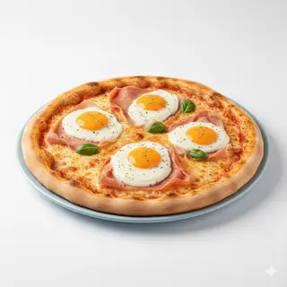 Pizza bismarck