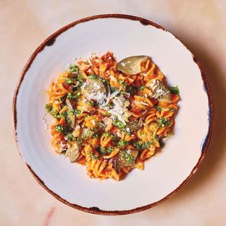 POMODORO Y BERENJENAS