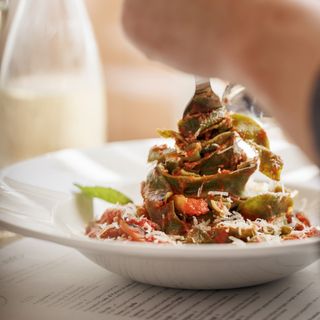 Pappardelle Verde com Verdure alla Griglia