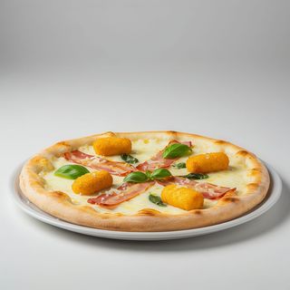 Pizza Blanca Crocchê (Mediana)