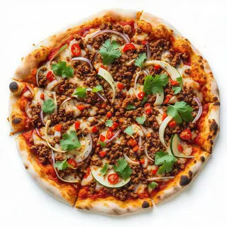 Pizza de kebab