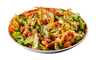 Салата Цезар с хрупкави калмари (350гр)