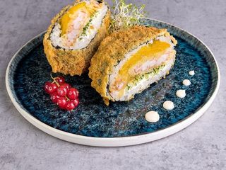 Sushi Burger z krewetkami w tempurze