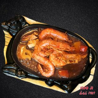 52a  -Gamberoni alla piastra con sugo