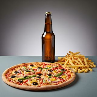Menù pizza Margherita Ceres 33 cl o Tennent's 33 cl