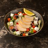 Великий салат "Грецький" з куркою (340г)