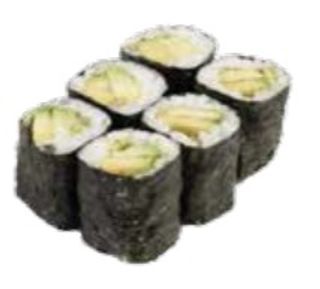 52 Hosomaki di avocado 6 pezzi