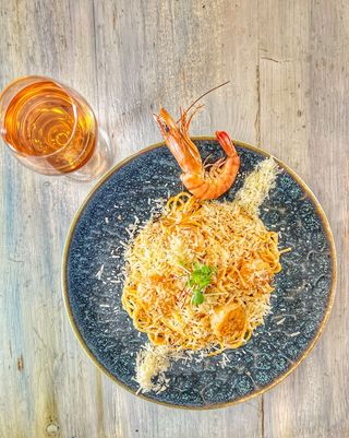 პასტა კრევეტებით