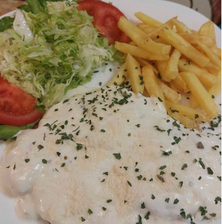 Piletina sa 4 vrste sira velika porcija