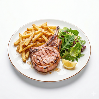 Pork Chop + cartofi prajiti