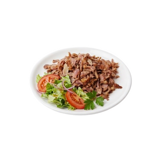 Ración de pedrata con ensalada