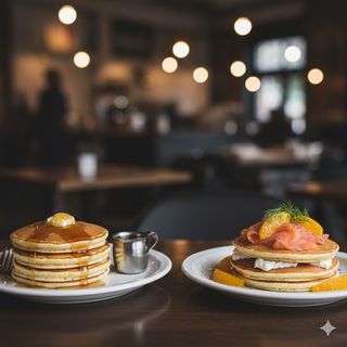 Pancake dolce o salato a scelta