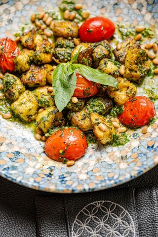 Halumi Pesto