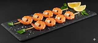 Spiedini di gamberi 4 pezzi